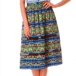 Sam Edelman Parrot Skirt Size 6 NWT